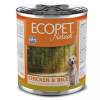 Farmina (Фармина) Ecopet Natural Dog Chicken&Rice – Консервированный корм с курицей и рисом для взрослых собак всех пород (300 г) в E-ZOO