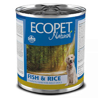 Farmina (Фармина) Ecopet Natural Dog Fish&Rice – Консервированный корм с рыбой и рисом для взрослых собак всех пород (300 г) в E-ZOO