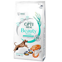 OptiMeal (ОптіМіл) Beauty Fitness Adult Dog - Сухий корм із морепродуктами для підтримання оптимальної ваги дорослих собак (1,5 кг) в E-ZOO