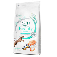 OptiMeal (ОптиМил) Beauty Fitness Adult Dog - Сухой корм с морепродуктами для поддержания оптимального веса взрослых собак (10 кг) в E-ZOO