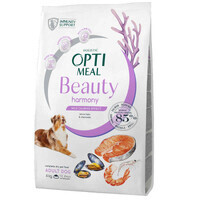 OptiMeal (ОптиМил) Beauty Harmony Adult Dog - Сухой корм с морепродуктами для взрослых собак с мягким успокоительным эффектом (4 кг) в E-ZOO