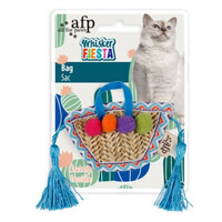 AFP (ЭйЭфПи) Whisker Fiesta Bag - Игрушка-дразнилка для котов с кошачьей мятой (25,5х7 см) в E-ZOO