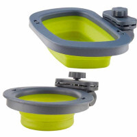 Dexas (Дексас) Collapsible Kennel Bowl - Складная миска с креплением для клетки для собак и кошек (240 мл)