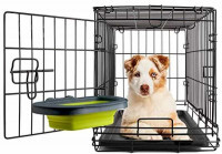 Dexas (Дексас) Collapsible Kennel Bowl - Складная миска с креплением для клетки для собак и кошек - Фото 12