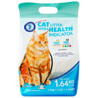 Holland Animal Care (Холанд Энимал Кеа) Cat litter with Health Indicator - Наполнитель силикагелевый для кошачьих туалетов с индикатором здоровья (3,8 л / 1,64 кг) в E-ZOO