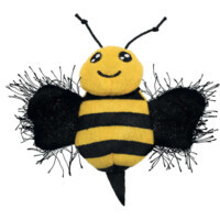 KONG (Конг) Better Buzz Bee - Іграшка краща бджола Базз з м'ятою для котів (17х9,5х4 см) в E-ZOO