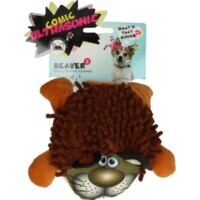 Holland Animal Care (Холанд Енімал Кеа) Comic Ultrasonic Beaver - М'яка ультразвукова іграшка Бобер для собак (23 см) в E-ZOO