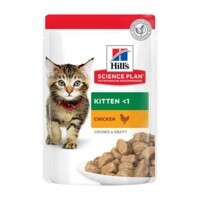 Hill's (Хіллс) Science Plan Kitten Chicken - Вологий корм з куркою для кошенят і кішок у період вагітності та лактації (85 г) в E-ZOO