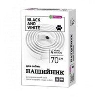 Vitomax (Вітомакс) Black&White - Протипаразитарний нашийник проти бліх і кліщів для собак (70 см) в E-ZOO