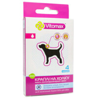 Vitomax (Витомакс) Противопаразитарные эко-капли от блох и клещей на холку для собак (1 пипетка) (0,8 мл) в E-ZOO