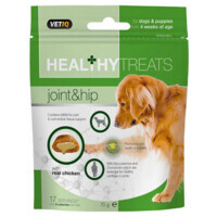 VetIQ Healthy Treats Joint & Hip for Dogs & Puppies - Ласощі з куркою для здоров'я кісток, суглобів у цуценят та дорослих собак (70 г) в E-ZOO