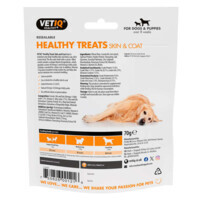 VetIQ Healthy Treats Skin&Coat For Dogs&Puppies - Лакомство с лососем для здоровья кожи, шерсти собак и щенков (70 г) в E-ZOO фото №2 VetIQ Healthy Treats Skin&Coat For Dogs&Puppies - Лакомство с лососем для здоровья кожи, шерсти собак и щенков (70 г) в E-ZOO