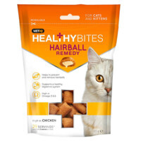 VetIQ Healthy Bites Hairball Remedy Cats & Kitten - Лакомство с курицей для выведения шерсти у кошек и котят (65 г) в E-ZOO
