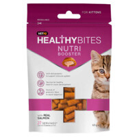 VetIQ Healthy Bites Nutri Booster Kitten - Лакомство с лососем для котят, способствующее укрелению имуннитета и здоровью ЖКТ (65 г) в E-ZOO