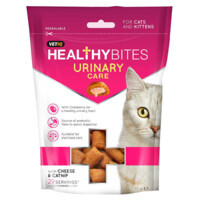 VetIQ Healthy Bites Urinary Care Cats & Kittens - Ласощі з сиром для здоров'я сечовивідних шляхів у котів та кошенят (65 г) в E-ZOO