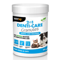 VetIQ 2in1 Denti-Care Granules Cats & Dogs - Гранулы для ухода за зубами и ротовой полостью для кошек и собак (60 г) в E-ZOO