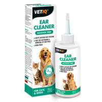 VetIQ Ear Cleaner Cats & Dogs - Безспиртовий засіб з аплікатором для очищення вух котів та собак (100 мл) в E-ZOO