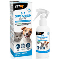 VetIQ 2in1 Gum Shield Spray Cats & Dogs - Спрей для защиты дёсен, очистки зубов, свежести дыхания у котов и собак (100 мл) в E-ZOO