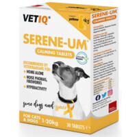 VetIQ Serene-Um Cats & Dogs - Заспокійливі пігулки для гіперактивних, нервових собак та котів (30 шт.) в E-ZOO