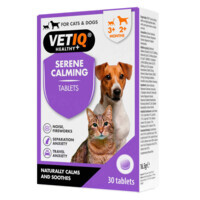 VetIQ Serene Calming Cats & Dogs - Заспокійливі пігулки для гіперактивних, нервових собак та котів (30 шт.) в E-ZOO фото №5 VetIQ Serene Calming Cats & Dogs - Заспокійливі пігулки для гіперактивних, нервових собак та котів (30 шт.) в E-ZOO