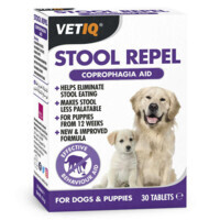 VetIQ Stool Repel Dogs & Puppies - Таблетки для предотвращения копрофагии у щенков и взрослых собак (30 шт.) в E-ZOO
