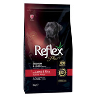 Reflex Plus (Рефлекс Плюс) Adult Dog Medium & Large Breeds Lamb & Rice - Сухой корм с ягненком и рисом для собак средних и крупных пород (15 кг) в E-ZOO
