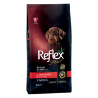 Reflex Plus (Рефлекс Плюс) Junior Dog Medium & Large Breeds Lamb & Rice - Сухой корм с ягненком и рисом для щенков средних и крупных пород (3 кг) в E-ZOO