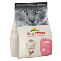 Almo Nature (Альмо Натюр) Holistic Kitten Fresh Chicken - Сухий корм з куркою для кошенят, вагітних кішок та кішок, що вигодовують малят (2 кг) в E-ZOO