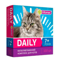 Vitomax (Вітомакс) Daily - Вітаміни для котів 7+ років (100 таб.) в E-ZOO