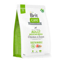 Brit Care (Брит Кеа) Dog Sustainable Adult Medium Breed - Сухой корм с курицей и насекомыми для взрослых собак средних пород (3 кг) в E-ZOO