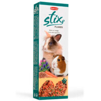 Padovan Stix Flakes Сoniglietti (Падован Стікс Флейкс) - Ласощі палички з морквою та сочевицею для кролів (100 г) в E-ZOO