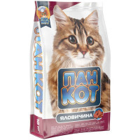 Пан Кот ГОВЯДИНА - Сухой корм для взрослых котов и кошек с говядиной (10 кг) в E-ZOO