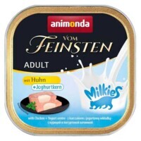 Animonda (Анимонда) Vom Feinsten Adult with Chicken + Yoghurt centre - Влажный корм с курицей и йогуртом для кошек (паштет) (100 г) в E-ZOO