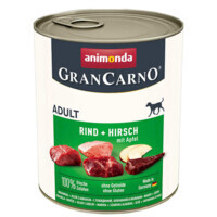 Animonda (Анимонда) Gran Carno Adult Beef + Deer with Apple - Влажный корм с говядиной и олениной для собак (800 г) в E-ZOO