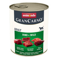 Animonda (Анимонда) Gran Carno Adult Beef Game – Консервированный корм с говядиной и дичью для собак (800 г) в E-ZOO