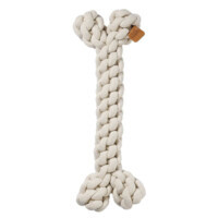 M-Pets (М-Петс) Coto White Bone - Игрушка-веревка Белая кость для собак (19 см) в E-ZOO