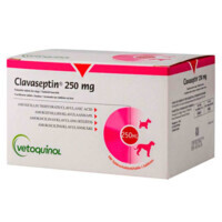 Vetoquinol (Ветокінол) Clavaseptin - Таблетки Клавасептин (антибиотики) (10 табл. /250 мг) в E-ZOO