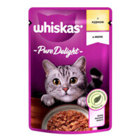 Whiskas (Віскас) Pure Delight - Вологий корм з куркою в желе для котів (85 г) в E-ZOO