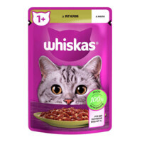 Whiskas (Віскас) - Вологий корм ягня в желе для котів (85 г) в E-ZOO