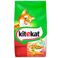 Kitekat (Кітікет) - Сухий корм з яловичиною та овочами для котів (1.8 кг) в E-ZOO