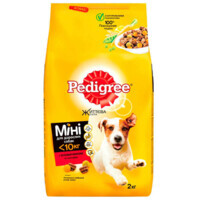 Pedigree (Педигри) - Сухой корм с говядиной и овощами для собак малых пород (2 кг) в E-ZOO