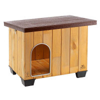 Ferplast (Ферпласт) Baita - Будка дерев'яна для собак (67х53х55,5 см) в E-ZOO