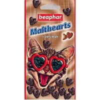 Beaphar (Беафар) Malthearts - Ласощі Подушечки з мальт пастою для виведення шерсті зі шлунку котів (150 шт.) в E-ZOO