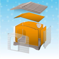 Ferplast (Ферпласт) DOGVILLA INSULATION PANELS - Изоляционные панели для будок DOGVILLA - Фото 6