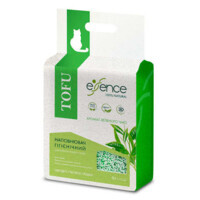 Essence (Эссенс) Tofu - Наповнювач соєвий, що утворює грудки, для котячого туалету з ароматом зеленого чаю (6 л (2,53 кг)) в E-ZOO