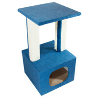 Lucky Pet (Лаки Пет) - Когтеточка-домик "Грот Люкс" для котов (33х33х64 см) в E-ZOO
