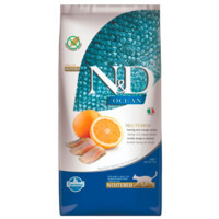 Farmina (Фарміна) N&D Ocean Cat Herring & Orange Neutered Adult - Беззерновий сухий корм з оселедцем та апельсином для стерилізованих кицьок (300 г) в E-ZOO