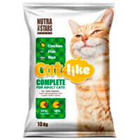 Nutra Five Stars (Нутра Файв Старс) Catlike Complete - Сухой корм с курицей, рыбой и рисом для взрослых котов (10 кг) в E-ZOO