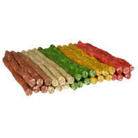 Bubimex (Бубімекс) Munchy Chewing Sticks Mixed Colours - Ласощі Жувальні палички різнокольорові для собак (208 г) в E-ZOO