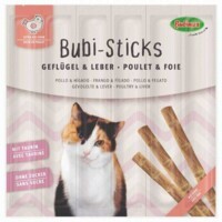 Bubimex (Бубімекс) Bubi Sticks with Poultry and Liver - Ласощі Снеки жувальні з птицею і печінкою для котів (30 г) в E-ZOO